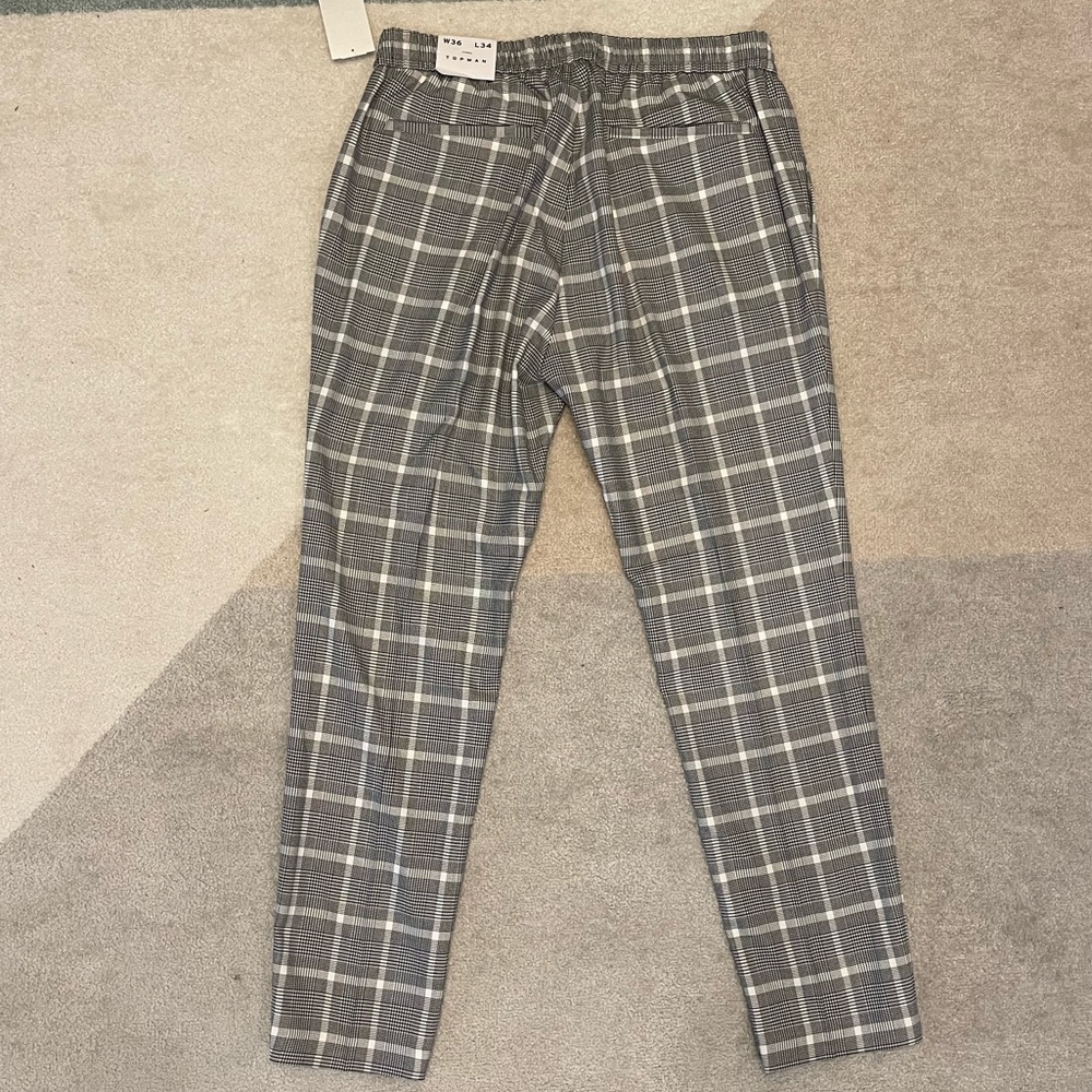 Topman Plaid Pants 36x34 | NWT